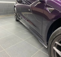 фото thumb №5, Карбон спойлеры накладки порог накладки pod пороги tesla model 3 2017-2023