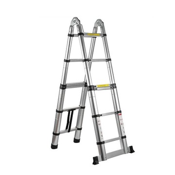 ШАРНИРНАЯ АЛЮМИНИЕВАЯ ТЕЛЕСКОПИЧЕСКАЯ ЛЕСТНИЦА Geko G02448 [3,8 м] 150 кг