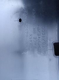 фото thumb №14, Mitsubishi outlander iii 12-15 бампер задня задній na wpinane накладки