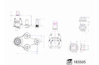 фото thumb №2, Шаровая опора рычага citroen p berlingo opel combo peugeot rifter 1.2 1.5d