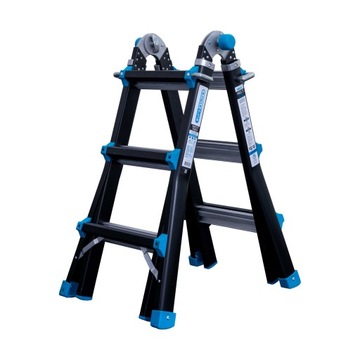 Телескопическая алюминиевая лестница EuroScaffold Eurostages 4x3 PRO