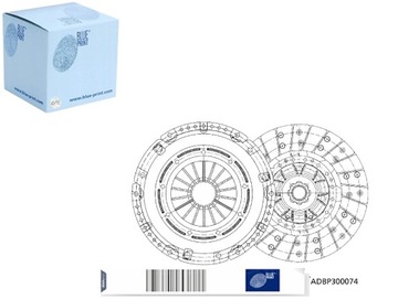 фото thumb №12, Синий print adbp300074 набор сцепление