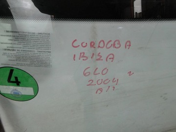фото thumb №3, Стекло перед лобовое seat cordoba 6l 6l5 2004