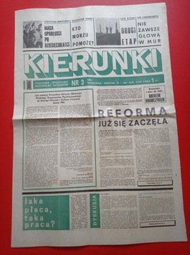 Kierunki tygodnik nr 3 / 1981; 18 stycznia 1981
