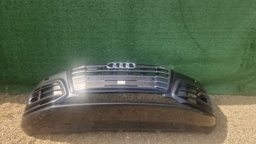 фото thumb №7, Audi q5 ii s line 80a 2017-2020 бампер перед чёрный оригинал