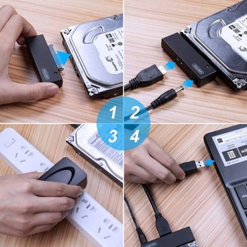 Adapter przejściówka IDE/SATA Unitek Y-1039