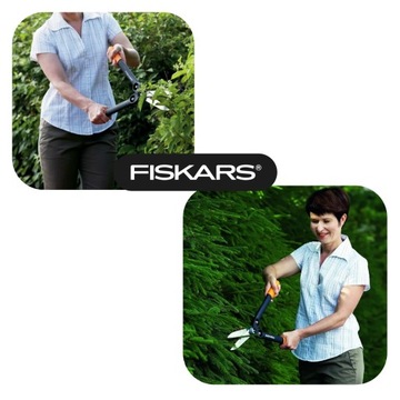 NOŻYCE DO ŻYWOPŁOTU GAŁĘZI KRZEWÓW Cięcia Kwiatów Sekator Fiskars Ręczne