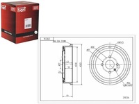 фото thumb №1, Барабани гальмівні 2szt. зад astra f g vectra b hart
