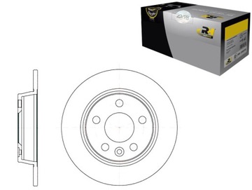 фото thumb №1, Комплект диск гальмівних roadhouse 1045995 7mo615