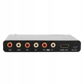 PASS / 2.0CH / 5.1CH HDMI 4K 3D KONWERTER DŹWIĘKU NA ANALOGOWY