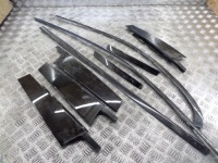 фото thumb №1, Mercedes w205 c63s amg sedan накладки окон чёрные black