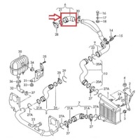 фото thumb №2, Шланг радиатора воздуха интеркулер труба пабтрубок