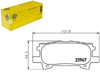 фото thumb №1, Hella гальмівні колодки гальмівні lexus rx 400h mhu3_. gsu3_