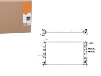 Купити Радіатор opel води vectra b nrf, фото thumb