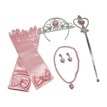 девочки для наряда принцессы, желтые перчатки Scepter Crown