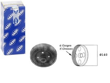 фото thumb №1, Sas2156005 колесо ременное вала коленчатого ford c-max