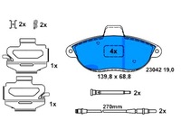 фото thumb №1, Ate гальмівні колодки гальмівні citroen evasion jumpy fiat sc