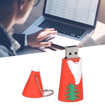 жесткий диск прочный, надежная совместимость, милый USB-накопитель Санта-Клауса 2.0 mo