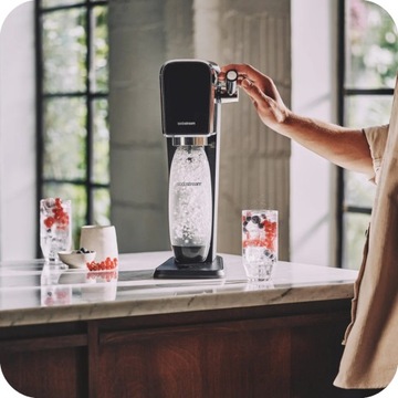 САТУРАТОР SODASTREAM ДЛЯ ГАЗИРОВАННОЙ ВОДЫ БОЛЬШОЙ НАБОР + БЕСПЛАТНО