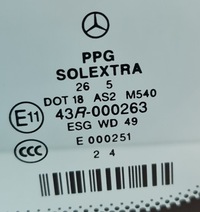 фото thumb №2, Стекло кузовная левый задняя mercedes r-kl w251