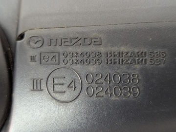 фото thumb №12, Зеркало левая 8 pin uk mazda 6 e4024039 41v soul red металлик