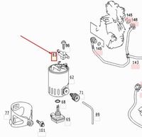 фото thumb №8, Mercedes-benz sprinter 903 клапан фильтра топлива a6110780249 оригинальный