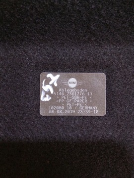 фото thumb №3, Mini cooper f57 полка задняя 7361776