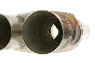Центральный глушитель 51 мм TurboWorks LT 304SS 355 мм