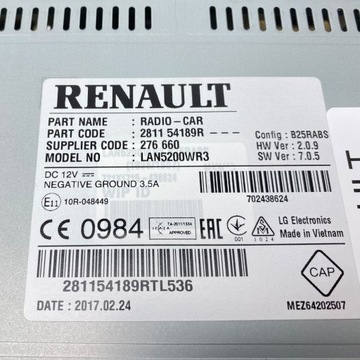 фото thumb №13, Нове оригінальний номер радіо мультимедійні навігація renault master iii 281154189r