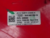 фото thumb №9, Audi tt 8j 06-14 лампа правая задняя задняя 8j0945096b