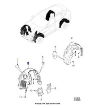 фото thumb №8, Передня ліва захист підкрилок jaguar f pace 16 t4a13096