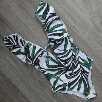 STRÓJ KĄPIELOWY JEDNOCZĘŚCIOWY MONOKINI FALBANKA S