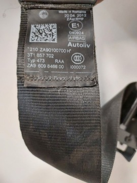 фото thumb №6, Pas bezp правий спрацьований superb ii 3t1857702