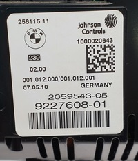 фото thumb №8, Спідометр  прилади obrotomierz bmw 5 f10 4.4 v8 9227608 європа