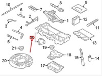 фото thumb №12, Audi a4 b9 бардачок na підлозі багажника заднього 8w0012169j