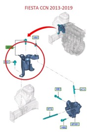 фото thumb №8, Подушка подвеска двигателя b-max 12- fiesta 12-