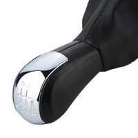 фото thumb №13, Ручка перемикання передач чохол skoda octavia 2 ii хром 5 передач