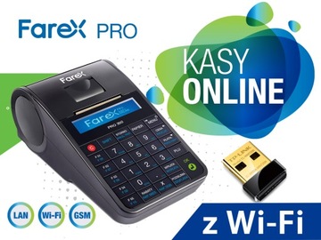 Kasa Fiskalna Farex PRO 600 Online Lan/WiFi + Fiskalizacja i Szkolenie