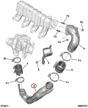 фото thumb №11, Шланг повітря peugeot 1.6hdi 8v 0382pj оригінал