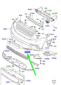 фото thumb №10, Крышка передней лампы противотуманной land rover range rover velar l560