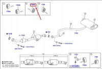 Кронштейн труби випускної toyota chr c-hr Зі Шроту, фото thumb