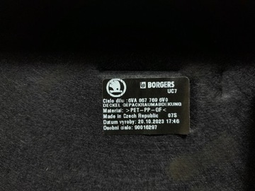 фото thumb №6, Skoda fabia iv hb 5d задня полиця багажника 6va867769