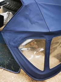 фото thumb №10, Крыша мягкая крыша мягкий крыша niebieski каркас granatowy mercedes r107 sl107