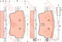 фото thumb №1, Гальмівні колодки гальмівний. fiat punto evo 09- задня