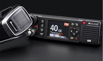 Радиостанция Midland 88 Multi CB AM/FM с креплением на окно — 12 В/24 В