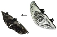 фото thumb №12, 2x фара лампа ele ліва права перед opel movano b 2010-2019