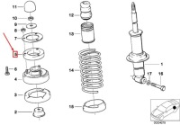 Bmw 5 e34 адаптер sprężynu заднього 33521091694 1091694 oem Київ, фото thumb