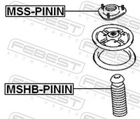фото thumb №3, Febest mshb-pinin захист / пневмоподушка повітряний / амортизатор