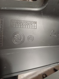 фото thumb №6, Защита левая ремня решётка skoda kamiq 658853343 i правая 657853343a