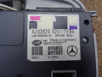 фото thumb №8, Mercedes w203 cl203 clc лампа освітлення кабіни інтер'єру a2038208201